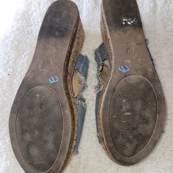 Comfort Est 1946 Womans Denim Slip On Shoes Size 11 - Picture 7 of 7